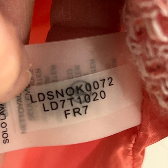 Karl Lagerfeld Paris Designer Tweed Scalloped V Neck Sheath Pink Dress Size 10 - Picture 3 of 11